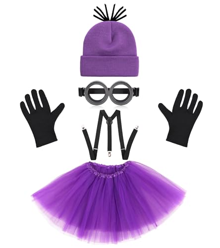 Halloween Costume Accessories for Adult Women - Halloween Costumes Party Cosplay Set for Teens Girls - color: Purple