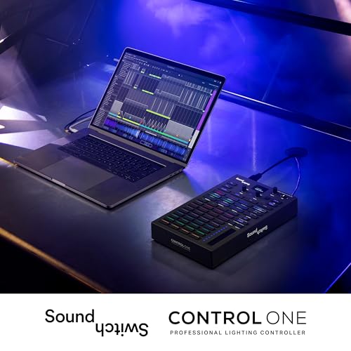 SoundSwitch Control One DMX Lighting Controller | 3-Month Free Trial SoundSwitch Software Access Included, DMX Hardware Support, and Philips Hue Smart Light Support - style: DMX Controller