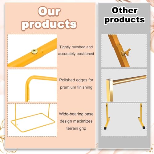 Adjustable Wedding Sign Stand with 2pcs Leather Hanging Straps | Ideal as a Welcome Wedding Sign Holder for Weddings, Baby Showers, Graduation Ceremonies and Other Special Party Occasions. - color: Gold-2PCS