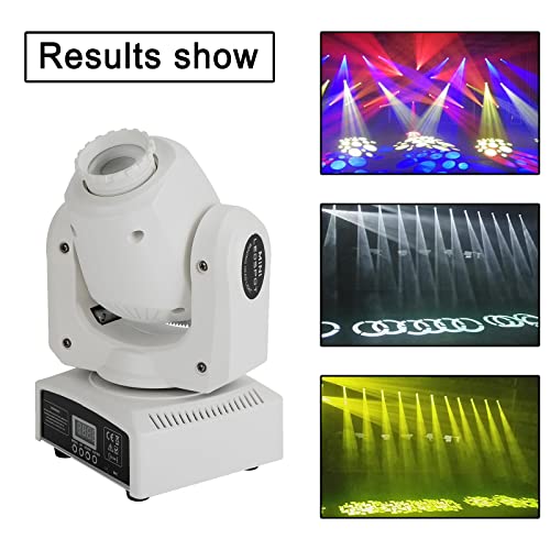 Topteng 1/2/4 Moving Head 120W 8Gobo Stage Lighting RGBW LED DJ DMX Beam Bar Party Light 9/11 Channels Sound Activated DJ Lights for Church Wedding Disco Party Nightclub Live Show
