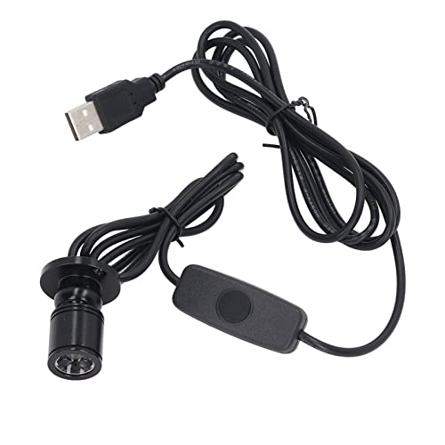 5V 조도 조절 가능한 LED 미니 스포트라이트, 2m(6.5피트) 케이블, 주얼리/실내 그림/예술/모델 디스플레이 조명, 주얼리 캐비닛, 입구, 테이블 선반용 USB 전원 스포트라이트(포지티브 화이트 6000K, 1팩) - color: 포지티브 화이트 6000K, size: 1개
