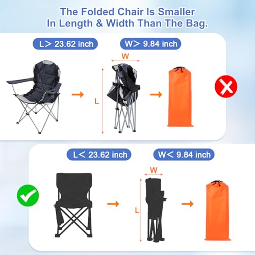 24 x 10 Inch Tripod Monopod Case Bag, Oxford Cloth Foldable Tripod Carrying Case Bag with Drawstring, Fits Speaker/Light Stand/Studio/Outdoor/Travel/Camping, Orange - size: 24x10 Inch
