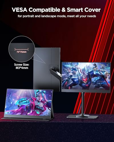 UPERFECT 16" 2K 120Hz Portable Monitor, 2560x1600 Portable Gaming Monitor - size: 16"