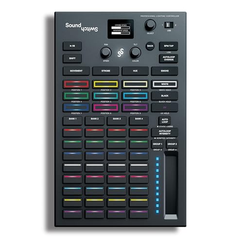 SoundSwitch Control One DMX Lighting Controller | 3-Month Free Trial SoundSwitch Software Access Included, DMX Hardware Support, and Philips Hue Smart Light Support - style: DMX Controller