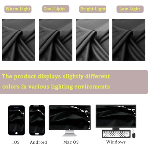 Timeper Black Velvet Curtains 120 inches 2 Panels,Blackout Curtains for Bedroom Living Room Thermal Insulated Luxury Super Soft Window Drapes,Back Tab & Rod Pocket,W52 x L120 inches - color: Black, size: 52"W x 120"L (Pack of 2)