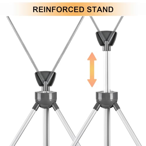 Reinforced X Banner Stand -Shipping From USA- 23" X 63" to 32" X 78" Adjustable Banner Holder Portable Personalized Customizable Signs with Travel Bag for Advertising, Business, Events, Trade Shows, Stores (Stand Only)