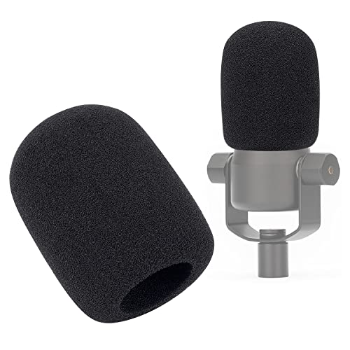 for Rode PodMic Pop Filter - Professional Windscreen Compatible with Rode PodMic Mic Cover Improve Sound Quality Reduce Plosive Wind Noises - color: O_Foam Cover