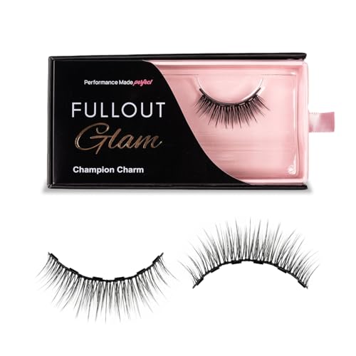 Full Out Glam Champion Charm Magnetic Lashes, Natural Look, One Set - color: Champion Charm
