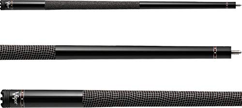 Viper by GLD Products Clutch 58" 2-Piece Pool Cue Stick, 5 Colors, 18-21 Oz - color: Lights Out, size: 20 Ounce