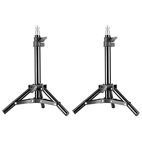 Neewer® Mini Set of Two Aluminum Photography Back Light Stands with 32"/80cm Max Height for Relfectors, Softboxes, Lights, Umbrellas, Backgrounds - size: 80cm