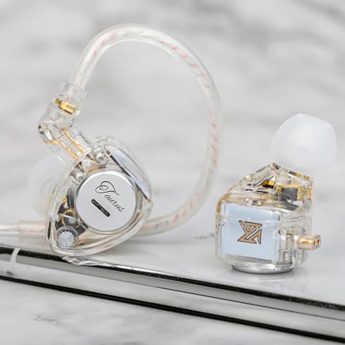KZ Taurus in Ear Monitor Headphones, Horizontal 2DD in Ears, Gaming Earbuds, Noise Isolating Ear Buds Sound Localization in-Ears for Singers Musicians Audiophiles - color: SolidWhite, style: with Mic
