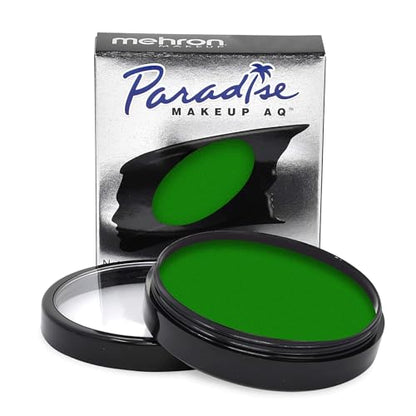 Mehron Makeup Paradise AQ - AMAZON GREEN, Water-Activated Face & Body Paint - color: Amazon Green, size: 1.4 Ounce