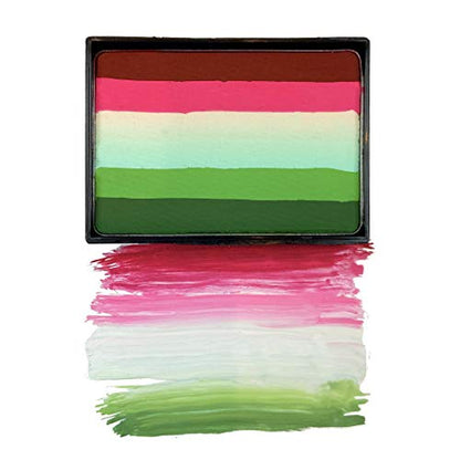 Mehron Makeup Paradise AQ Prisma Blendset - FLEUR | Professional Face & Body Paint Makeup. Perfect for Easy Color Blending. Vegan, Cruelty-Free, & Made in USA. - color: Fleur