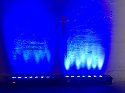 LED Par bar wall wash Stage Light,SENLAN 8pcsX3W RGB 3-in-1 LED and Full Aluminum House of 7 Modes DMX512 for Disco/Party/Theater