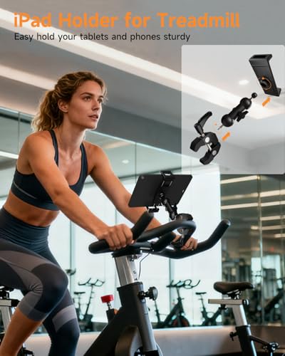 SH iPad Holder for Mic Stand - Tablet Holder for Mic Stand with 360° Rotation, Adjustable ipad Holder Stand with Super Clamp for Music Stand, Treadmill, Compatible 4.7 to 13-inch iPhones and Tablets - size: AC010-Bean pod Clamp