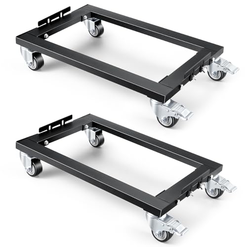 KEDSUM Furniture Dolly with Sturdy Steel Frame, 2200LBS Appliance Dolly | 31 x 17 in, All Terrain & Anti-Slip Baffles for Building Material Handling & Moving Heavy Furniture,2 Pack - size: 31 x 17 in-2 Pack