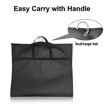 Black Suit Garment Bags, Set of 6 Portable Men's Travel Suit Bags, Waterproof Sturdy Hanging Clothes Pockets for Closet Storage, Business Travel, Clothes, Dress, Shirts (43.3x23.6 inch) - size: 6 Pcs 43.3x23.6 In