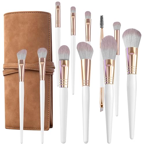 Makeup Brush Set - 15Pcs Makeup Brushes Set Professional, Premium Synthetic Foundation Concealers Eyeshadow Blush Beauty Tools Makeup Brush, Make up Brush Kit With Travel Storage Bag