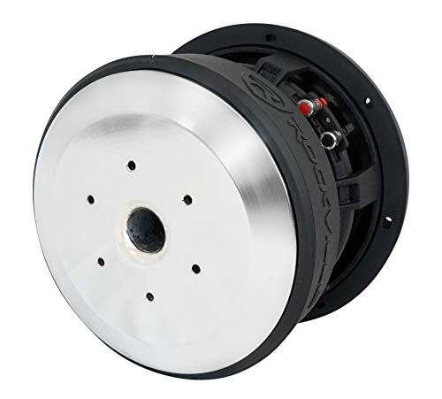 Rockville Punisher 8D2 8" Dual 2-Ohm Competition Car Audio Subwoofer | 3000W Peak / 750W RMS, 2.5" 4-Layer OFC Voice Coil, 145 Oz Magnet, Aluminum Basket, Paper Cone, Foam Surround, 26mm Xmax