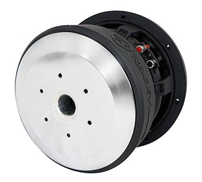 Rockville Punisher 8D2 8" Dual 2-Ohm Competition Car Audio Subwoofer | 3000W Peak / 750W RMS, 2.5" 4-Layer OFC Voice Coil, 145 Oz Magnet, Aluminum Basket, Paper Cone, Foam Surround, 26mm Xmax