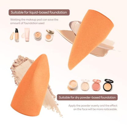 MAANGE 13 Pcs Makeup Brush Set, Premium Synthetic Makeup Brushes Kit for Foundation, Powder, Blush, Contour & Eyeshadow Makeup Tools with Beauty Sponge (Titanium Gold) - color: Titanium Gold
