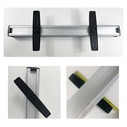 NANYANG 60"x80" Heavy Duty Retractable Roll Up Banner Stand，for business trade show,store sign display Stand with Padded Canvas Bag (Stand Only) - size: 63"x80-94"