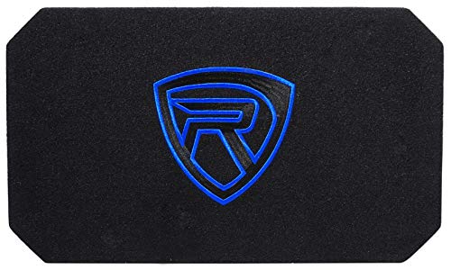 Rockville RMW8A 8" 800W Ported Powered Truck Subwoofer Slim Enclosure | Built-in Class D Amplifier, Tunnel Slot Port, High Excursion Woofer, Compact Design, Grill Included, CEA-2031 Compliant
