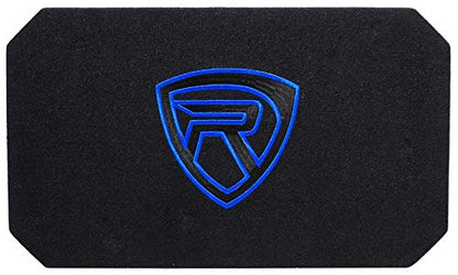 Rockville RMW8A 8" 800W Ported Powered Truck Subwoofer Slim Enclosure | Built-in Class D Amplifier, Tunnel Slot Port, High Excursion Woofer, Compact Design, Grill Included, CEA-2031 Compliant