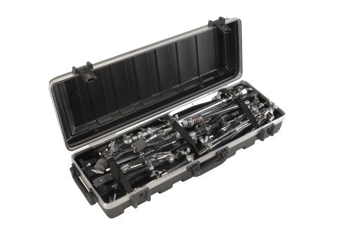 SKB Compact Stand Case 36-1/2 x 11-7/8 x 8-1/4 with Wheels & Straps, TSA Latches, Over molded Handle | TSA Latches for Air Travel, Over-Molded Tow Handle, Straps Included, Holds Stands and Pedals, Rugged 36.5 in. Shell - size: 36-1/2 x 11-7/8 x 8-1/4 inch