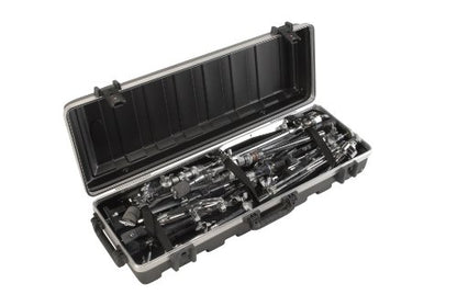 SKB Compact Stand Case 36-1/2 x 11-7/8 x 8-1/4 with Wheels & Straps, TSA Latches, Over molded Handle | TSA Latches for Air Travel, Over-Molded Tow Handle, Straps Included, Holds Stands and Pedals, Rugged 36.5 in. Shell - size: 36-1/2 x 11-7/8 x 8-1/4 inch
