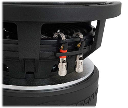 Rockville Punisher 8D2 8" Dual 2-Ohm Competition Car Audio Subwoofer | 3000W Peak / 750W RMS, 2.5" 4-Layer OFC Voice Coil, 145 Oz Magnet, Aluminum Basket, Paper Cone, Foam Surround, 26mm Xmax
