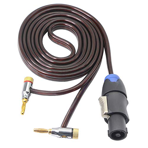 Speakon to Banana Speaker Cable, Banana to Speakon Male Speaker Wire