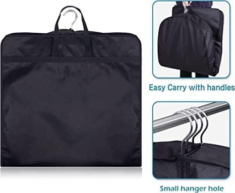 KIMBORA 54" Suit Bags for Closet Storage and Travel, Gusseted Hanging Garment Bags for Men Suit Cover With Handles for Clothes, Coats, Jackets, Shirts（3 Packs） - size: 54"