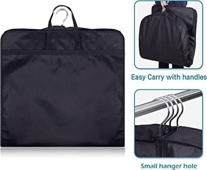 KIMBORA 54" Suit Bags for Closet Storage and Travel, Gusseted Hanging Garment Bags for Men Suit Cover With Handles for Clothes, Coats, Jackets, Shirts（3 Packs） - size: 54"