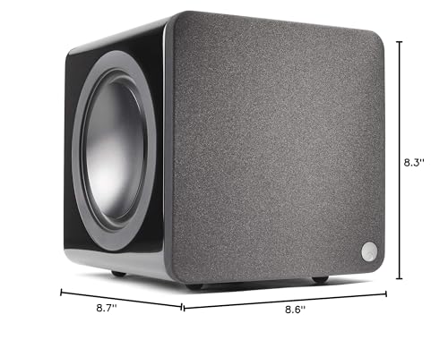 Cambridge Audio Minx X201-200 Watt Active Subwoofer Featuring Twin Auxiliary Bass Drivers and Fully Adjustable Sound - Black