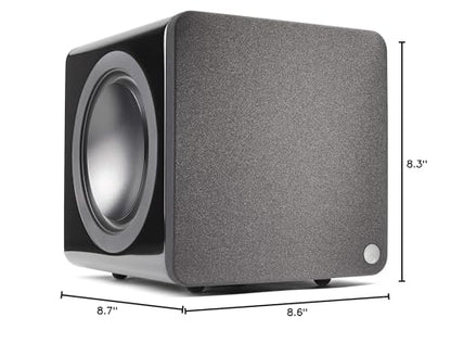 Cambridge Audio Minx X201-200 Watt Active Subwoofer Featuring Twin Auxiliary Bass Drivers and Fully Adjustable Sound - Black