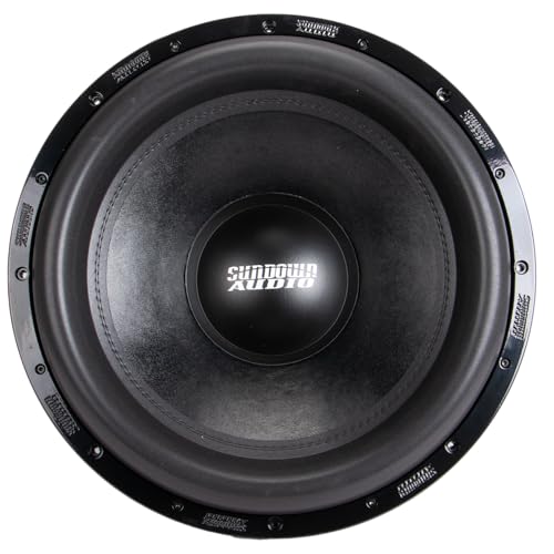 Sundown Audio M18 Car Subwoofer – 18" Dual 2 Ohm, 2000W RMS/4000W Peak, 3" Aluminum VC, 35mm Xmax, Mega Roll Surround, Quad Magnet Motor, Low-Distortion SPL Sub - size: 18" - Dual 2 Ohm