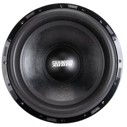 Sundown Audio M18 Car Subwoofer – 18" Dual 2 Ohm, 2000W RMS/4000W Peak, 3" Aluminum VC, 35mm Xmax, Mega Roll Surround, Quad Magnet Motor, Low-Distortion SPL Sub - size: 18" - Dual 2 Ohm