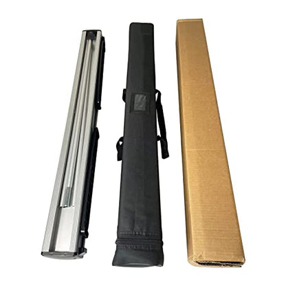 NANYANG 31 ½"x80 Heavy Duty Retractable Roll Up Banner Stand，for business trade show,store sign display Stand with Padded Canvas Bag (Stand Only) - size: 31 ½"x80"
