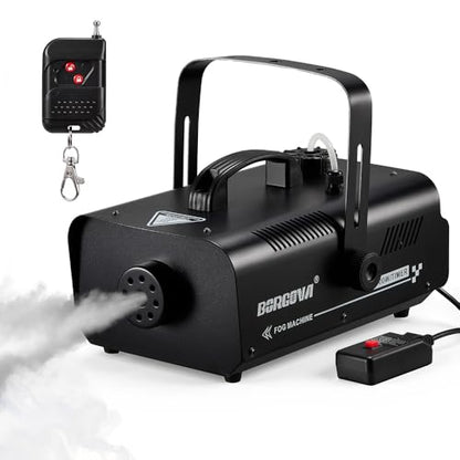 1000W Fog Machine with Timer 1L Tank Wireless Smoke Maker | 5000 CFM Output, 9-16ft Fog Range, Overheat Protection, Perfect for Halloween Parties Concerts Photography Clubs - color: BF-01/1000W