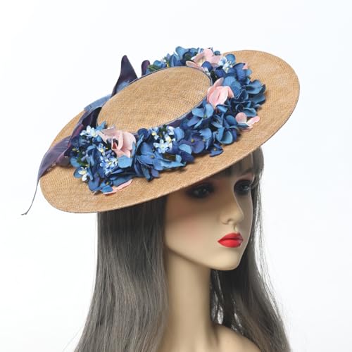 COSDREAMER Victorian Hat Girls Women Tea Party Sun Hat Small - color: E