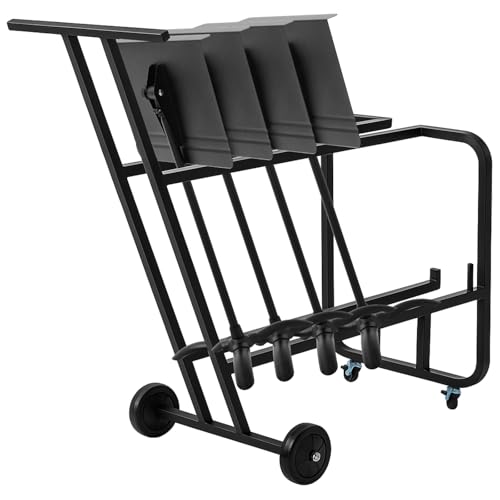 Music Stand Storage Cart Metal Portable,12-Stand Capacity | Organized Transport and Storage Rack with Wheels, Churches, Rehearsal Rooms and Performance Halls - size: 12-stand Capacity