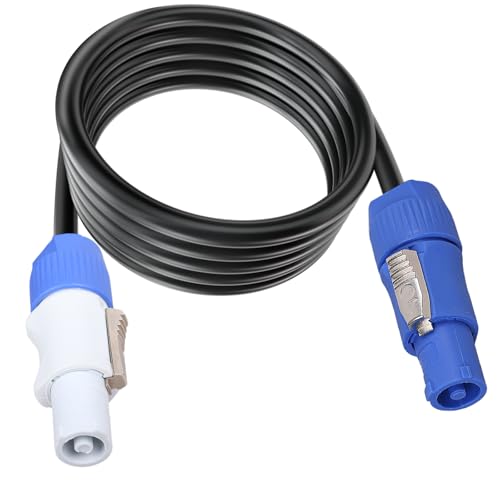 3 Pin PowerCon Power Cable AC PowerCon Input to Output 12AWG Power Extension Cable Fits for Stage Light,LED Screen Beam Moving Head Light, Audio Video Equipment and More (3.05M/10FT) - size: 3.05M/10FT Type A