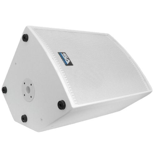 Seismic Audio - 30.5cm(12인치) 화이트 처치 PA/DJ 스피커 한 쌍 - 화이트 텍스처 페인트 모니터 - size: Pair