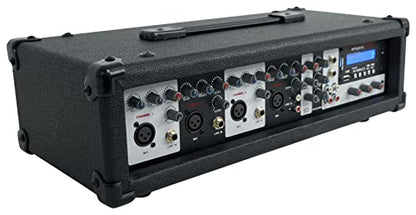 Rockville RPG2X10 V2 10 in Package PA System 200W RMS / 800W Peak, 4-Channel Powered Mixer with Bluetooth, 2 Speakers, 2 Stands, 2 RMM-XLR Mics, USB SD MP3, for DJ Karaoke Events - size: 10"