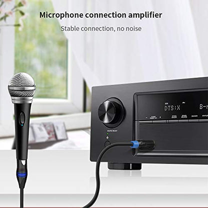 3.5mm to XLR Cable, Unbalanced 1/8 inch Mini Jack TRS Stereo Male to XLR Male Microphone Audio Cable - 10 FT - size: 10 FT