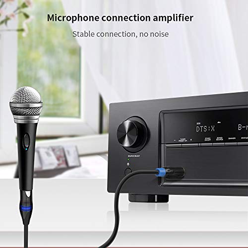 3.5mm to XLR Cable, Unbalanced 1/8 inch Mini Jack TRS Stereo Male to XLR Male Microphone Audio Cable - 3.3 FT - size: 3.3 FT