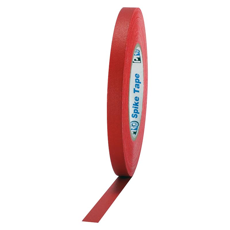 Pro Tapes PRO-SPIKE/BLK0545 Pro Gaff Black Gaffers Spike Tape 1/2 " X 45 yd. - color: Black (0.5 in. x 45 yds.), size: 1/2 in. x 45 yds. (12mm x 41m)