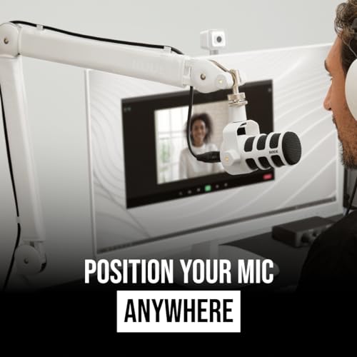 RØDE PSA1+ Professional Studio Arm with Spring Damping and Cable Management (Pink) | Key details: Studio Arm with Spring Damping and Cable Management (Pink) - color: Pink, style: PSA1+