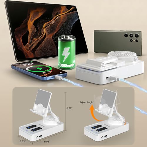 JTEMAN Cell Phone Stand with Bluetooth Speaker and Charging Stand,Piano Keys Design,Music Lovers & Teacher Gifts,Birthday Gifts for Men Women Dad Mom,Cool Tech Gadgets-White - color: White